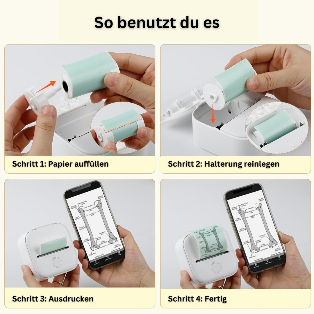Mini Printer Taschendrucker - ExklusiveDeals