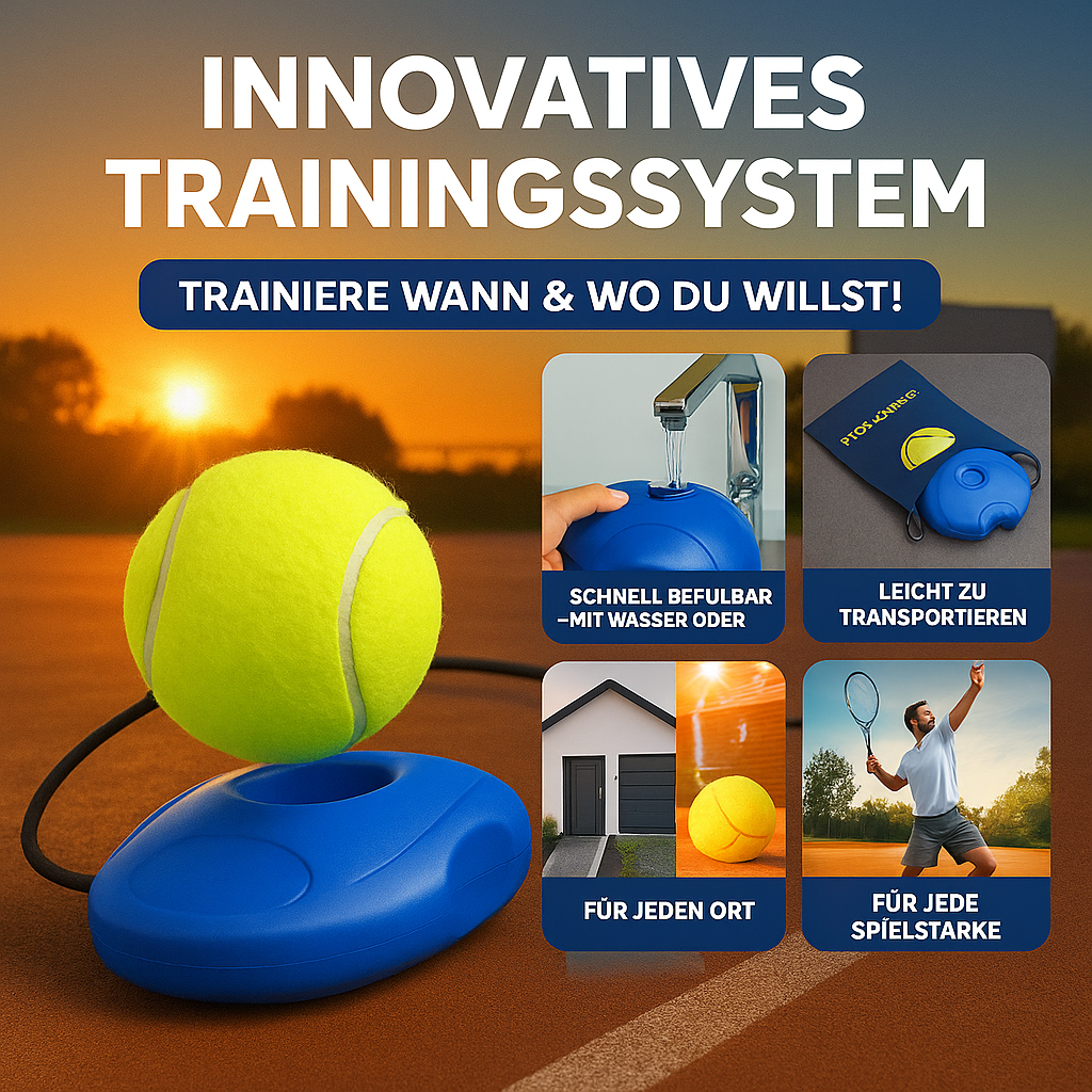 TennisBuddy – Selbsttrainingsgerät für überall