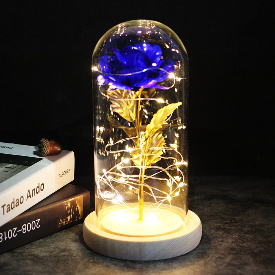 Enchanted Sparkly Rose - Weihnachtslampe LED (ohne Perlen & Figur) - ExklusiveDeals