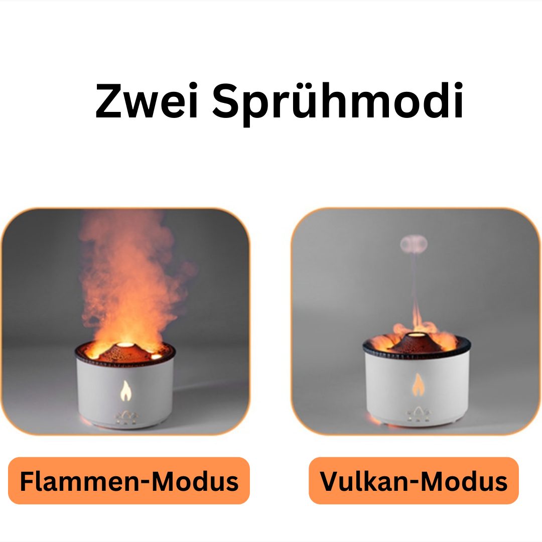 Flammenbefeuchter - Vulkan Aroma Diffuser - ExklusiveDeals