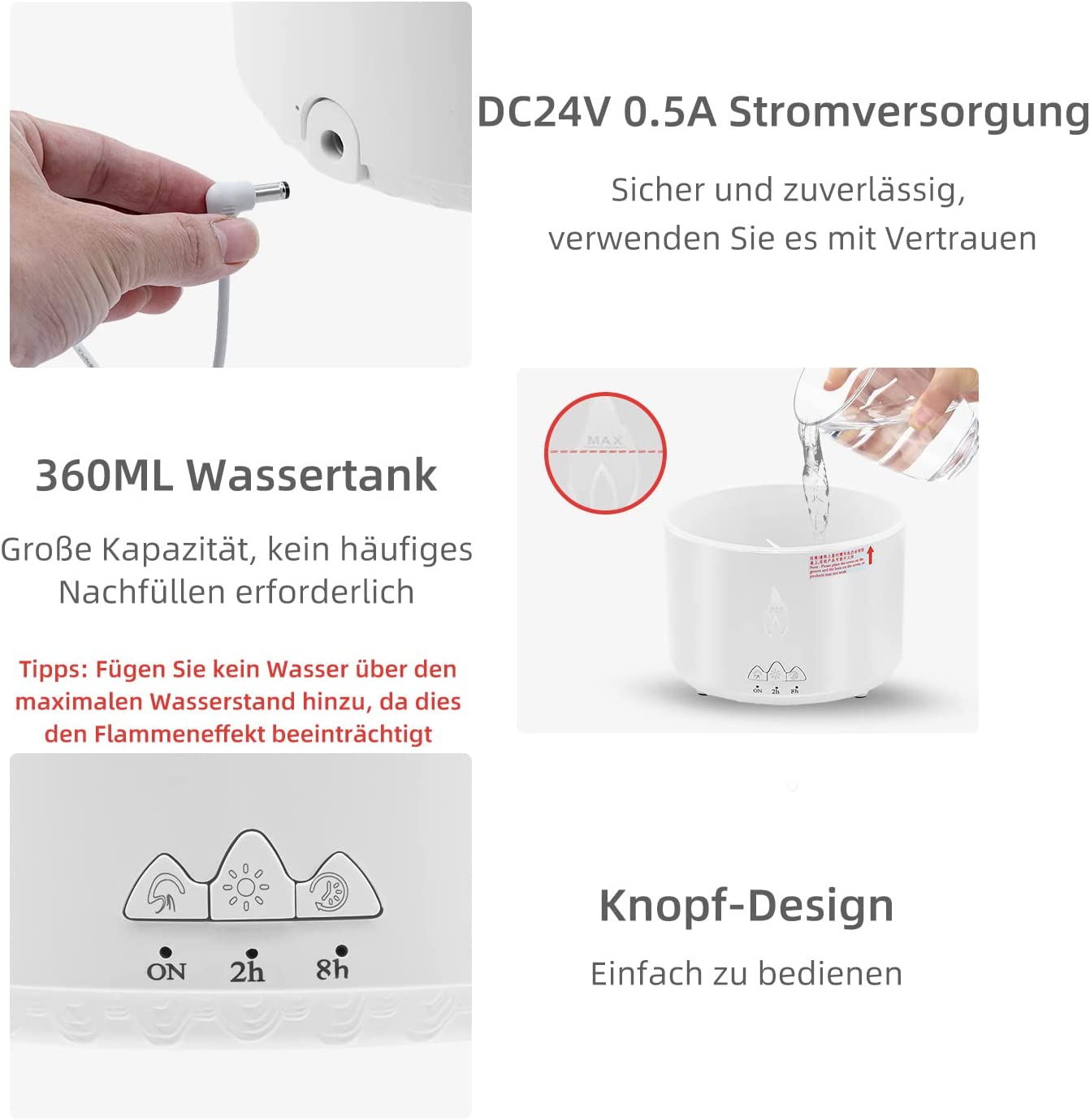 Flammenbefeuchter - Vulkan Aroma Diffuser - ExklusiveDeals