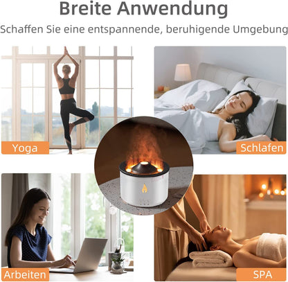 Flammenbefeuchter - Vulkan Aroma Diffuser - ExklusiveDeals